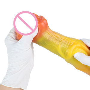 Dildo Gigante de 44 cm em Forma de Cavalo com Ventosa, Dildo Realista de Animal, Plug Anal, Estimulador de Ponto G para Mulheres, Homens e Gays, Atacado - Product Image 5