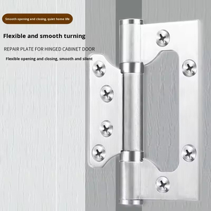 Stainless Steel Silent Bearing <b>Hinges</b> for Bedroom Wooden <b>Doors</b> Thickened No-Slot Installation Soft Closing <b>Window</b> Living Room - Product Image 4