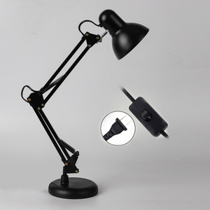 2023 LED American Metal Clip Iron Eye protection <strong>Table</strong> <strong>Lamp</strong> Bedside Office Study Student Plug-in Long Arm <strong>Table</strong> <strong>Lamp</strong> - Product Image 3