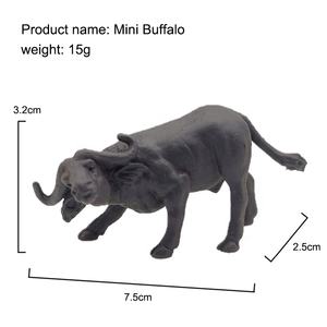 Mini Figuras <span class=keywords><strong>de</strong></span> Animales Salvajes <span class=keywords><strong>de</strong></span> Simulación al por Mayor: Zebra, Oso Pardo, Jirafa, Búfalo, León, Elefante, Tigre, Rinoceronte, Hipopótamo - Product Image 4