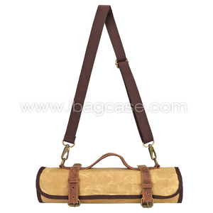 กระเป๋าเก็บมีดผ้าใบแบบม้วนสำหรับ<span class=keywords><strong>เชฟ</strong></span>เคลือบ12ช่องกระเป๋าเก็บมีดสำหรับใช้ในครัวแบบมืออาชีพ - Product Image 5