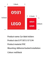 Autocollants décoratifs universels en plastique pour voiture, étiquettes de lavage, marques d'eau, pare-brise, porte, logo d'équipe, accessoires d'avertissement