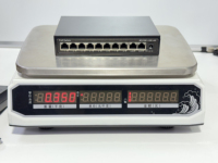 Switch PoE CCTV de 8 Puertos, 2 Puertos Gigabit Ethernet Uplink, Fuente de Alimentación Externa de 48V, 120W Máx. para Sistema de Cámaras IP y AP Inalámbricos, Venta al Por Mayor
