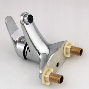 Grifo monomando para lavabo, con válvula de cerámica de cobre, montaje en encimera, 2 orificios, para lavamanos - Product Image 3