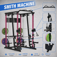 Zoshine Équipement de Gymnastique en Gros : Machine Smith Multifonction pour Exercices à Domicile, Appareil d'Entraînement Complet pour le Fitness