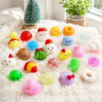 Calendrier de l'Avent Noël 2026 – Compte à rebours 24 jours – Jouet à presser Mochi Squishy anti-stress – Boîte surprise – Cadeau de Noël pour enfants