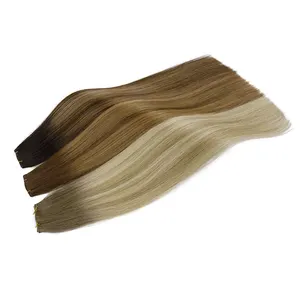 Genius Weft Hair Extensions wholesale price Virgin Hair Customized Packaging Vietnam Manufacturer