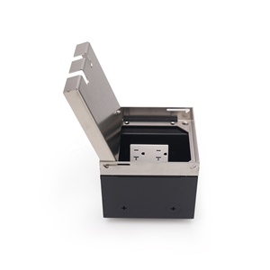 Recessed Floor Boxes with Data and Power Ports for Modern Office Connectivity Modular <b>Electrical</b> System - Product Image 4
