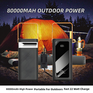 พาวเวอร์แบงค์กลางแจ้งรุ่นใหม่ปี 2026 ความจุสูง 80000mAh พกพาสะดวก ชาร์จเร็ว สถานีชาร์จแบตเตอรี่สำรอง 80000 mAh - Product Image 2