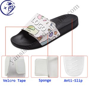 Claquettes personnalisées avec logo d'usine, claquettes d'extérieur avec logo 3D personnalisé, claquettes personnalisées avec logo pour hommes, claquettes à scratch. - Product Image 3