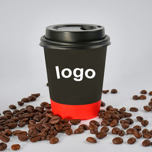 Bicchieri di Carta Usa e Getta di Alta Qualità con Logo Personalizzato Stampato, Biodegradabili, per Alimenti, Riciclabili, Monoparete, 4oz 7oz 8oz 10oz 12oz - Product Image 1