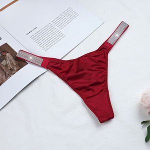 Producto Más Vendido, Tanga con Joyas, Tanga con Diamantes, Muestra de Tanga, Bragas de Mujer, Tanga con Logotipo Personalizado - Product Image 3