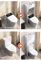 Étagères de salle de bain autoportantes personnalisées pour économiser de l'espace, support de papier toilette, organisateur de toilettes avec portes