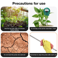 SUNHO ST-04 Capteur d'humidité du sol 2-en-1 en plastique, moniteur d'eau pour plantes, plage de 10%-90% HR pour le jardinage et l'agriculture, OEM/ODM personnalisé
