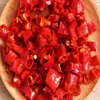 Chiles Rojos Cortados y Secos en Trozos de 0.5-1.5cm, Sabor Picante Intenso para Cocinar como Especia