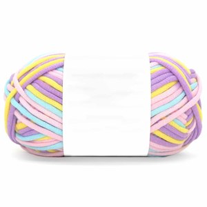 4mm Chunky Bags Baskets Genuine Cotton Stuffing Easy Peasy 68% Cotton 32% Nylon Hand Woven DIY <b>Yarn</b>, Braid Tube <b>Yarn</b> - Product Image 2