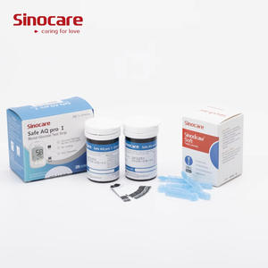 <span class=keywords><strong>Medidor</strong></span> <span class=keywords><strong>de</strong></span> <span class=keywords><strong>glucosa</strong></span> en sangre <span class=keywords><strong>Sinocare</strong></span> Safe AQ Pro I con tiras reactivas y dispositivo <span class=keywords><strong>de</strong></span> punción para el control <span class=keywords><strong>de</strong></span> la diabetes - Product Image 3