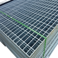 Grille de drainage galvanisée à chaud en acier au carbone – Grille durable pour passerelles extérieures, fabricant de grilles de plateforme et de barreaux de grille