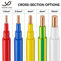 H05V-K Einadriges Flexibles Kupferkabel mit PVC-Isolierung für Gebäude 0,5-1,5mm² Klasse 5 EN 50525 CE Harmonisiertes Elektrokabel