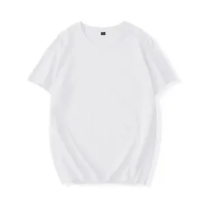 クロスボーダー直販純綿ルーズブランクラウンドネック半袖Tシャツ広告シャツ作業服