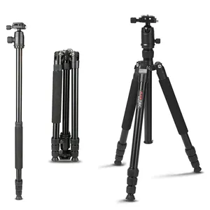 ZP-601可拆卸单脚架轻质坚固相机三脚架，适用于dslr视频拍摄徒步旅行