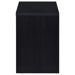 Geary Black 2-<b>drawer</b> Nightstand With Led Lights And Usb Ports <b>For</b> Bedroom <b>Storage</b> - Product Image 6