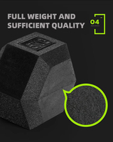 Ensemble d'haltères hexagonaux en caoutchouc SK Wholesale, haltères réglables, capacité de 30 kg, haute qualité, antidérapant, durable, entraînement de force gratuit