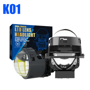 Lentille de projecteur 3 pouces Bi Led 75w Lentille de projecteur hyperboloïde pour rétrofit de voiture Lentille de projecteur Bi Led 3.0 - Product Image 1