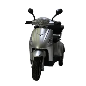 핫세일 밝은 은색 48 또는 <span class=keywords><strong>60</strong></span>볼트 편안한 소프트 등받이 전동 3륜 스쿠터 - Product Image 2