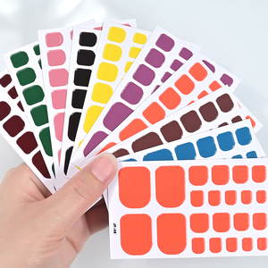 22 conseils <span class=keywords><strong>en</strong></span> gros orteil ongle autocollant adhésif été belle conception <span class=keywords><strong>Gel</strong></span> vernis pied orteil <span class=keywords><strong>ongles</strong></span> enveloppes autocollants Nail Art <span class=keywords><strong>d</strong></span>écorations - Product Image 4