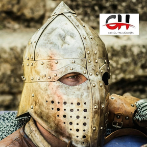 CHk Vintage 18 Gauge Steel Medieval Warrior Battle Helmet Great Protective Polished Handmade Home Decor for Father's Day New - Product Image 3
