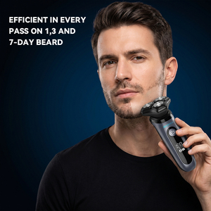 Rasoio Elettrico Rotante 3D Professionale <span class=keywords><strong>per</strong></span> Uomo, Impermeabile IPX7, Senza Fili, con Display LED - Product Image 5