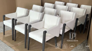 New Modern Solid Wood <b>Dining</b> Table and <b>Chairs</b> Simple White Leisure Armchair Modern Velvet <b>Dining</b> Table Lounge <b>Chair</b> New Modern S - Product Image 3
