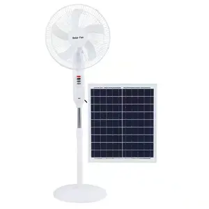 Solar Energy System of Fan Portable Charging Fan Solar Electric Rechargeable Floor Stand Fan