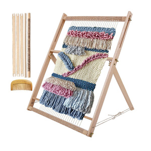 Dệt <span class=keywords><strong>Loom</strong></span> với đứng bằng gỗ đa thủ công dệt <span class=keywords><strong>Loom</strong></span> nghệ thuật - Product Image 2