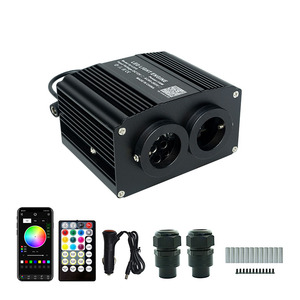 Kit de plafonnier LED 18W 0,75 mm 12V dimmable à double trou, effet étoile filante 2-en-1, IP65, contrôle par application à distance, en alliage d'aluminium - Product Image 4