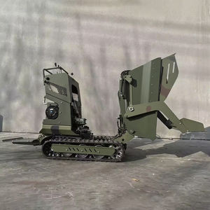 Mini Dumper Cingolato con Sollevamento Idraulico a Prezzo Conveniente, Capacità di Carico 500KG, Carriola a Motore - Product Image 5