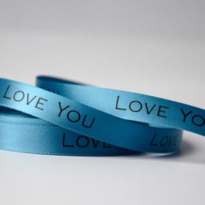 Cintas de Regalo de Chifón Satinado Impresas Personalizadas de Alta Calidad, Precio de Fábrica, Decoración Navideña con Logotipo, Empaque Premium para Regalos - Product Image 1