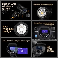Godox DP600W Quatrième Génération – Kit Flash de Studio Photo Haute Puissance 600W avec Contrôle par Application, Température de Couleur 5500K/5600K
