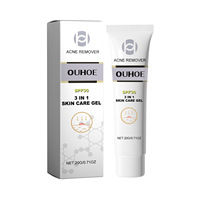 Gel efficace d'élimination de l'acné du visage dissolvant de taches d'acné à base de plantes crème de contrôle de l'huile soins de la peau Gel hydratant blanchissant pour le visage