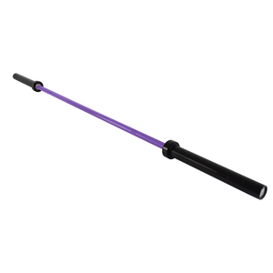 TOPTONS Super March Vente en gros de haute qualité Logo personnalisé Acier à ressort haute résistance 15KG 20KG <span class=keywords><strong>Barre</strong></span> d'haltères colorées - Product Image 4