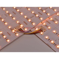 Feuille LED SMD5050 WRGBW de qualité supérieure, longue durée de vie, stimulant l'ambiance, 216 LED, 6 coupes, Europe-États-Unis, best-seller, rétroéclairage marbré, DC24V