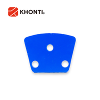 Pads de polissage de sol en diamant à dents droites trapézoïdales KHONTI, grain 6-400 pour pierre, OEM ODM