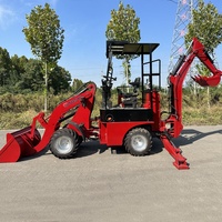 Mini chargeuse-pelleteuse TOSH 1 tonne, la plus petite du marché avec des composants de boîte de vitesses de pompe à roulement de moteur.
