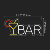 Enseigne néon LED personnalisée pour entreprise, 7 mm, acrylique brillant, éclairage BAR, publicité pour entreprises, clubs, parcs, taxis, voitures, multicolore, IPX3