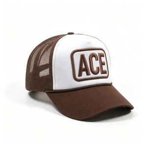 หมวกแก๊ป Trucker ปักลาย ACE แบบกำหนดเอง ตาข่ายระบายอากาศ สีทูโทน ใส่ได้ทั้งชายหญิง สำหรับกิจกรรมกลางแจ้ง ใส่ได้ทุกวัน แฟชั่นฤดูร้อน - Product Image 3