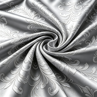 Tissu Jacquard Brocart 100% Polyester à Prix Compétitif, Écologique, Doux et Texturé, Largeur 98 pouces pour la Fabrication de Textiles de Maison