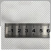 Tissu tricoté à trous losangés quatre coins, 65g, polyester, maille respirante, motif écossais, pour uniformes scolaires, vêtements de sport, patchwork
