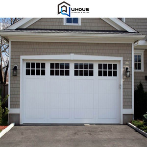 Công Nghiệp Hiện Đại 9x8 bên trượt thép cửa nhà để xe tự động cửa chớp đôi với bề mặt hoàn thiện cho an ninh - Product Image 1