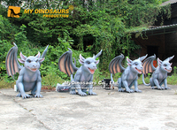 My-Dino FAA007 Robotik Kanatlı Animatronik Canavar, Eğlence Parkı için Uzaktan Kumandalı